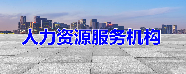 人力资源服务机构